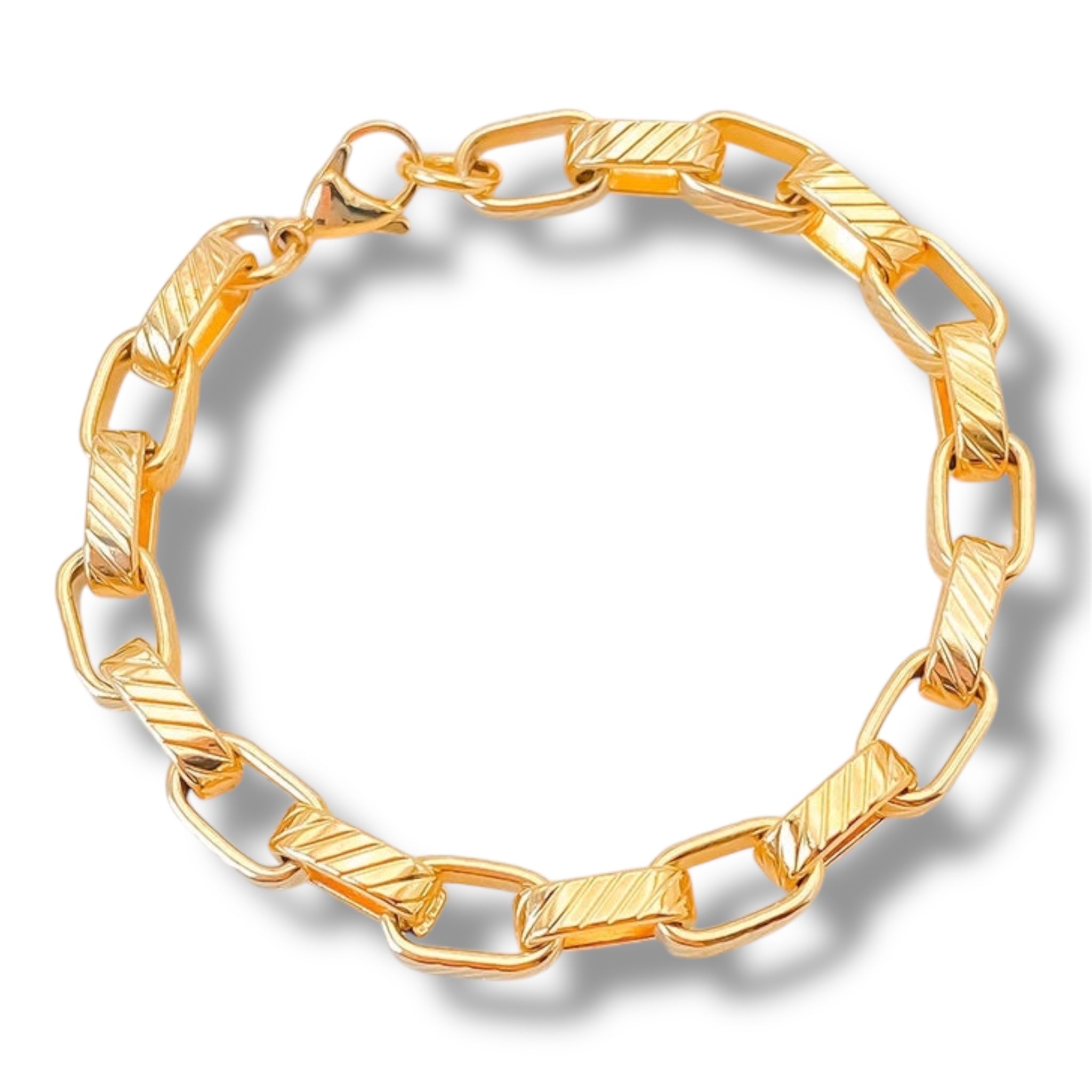 Chain Bracelet 8MM - Gold