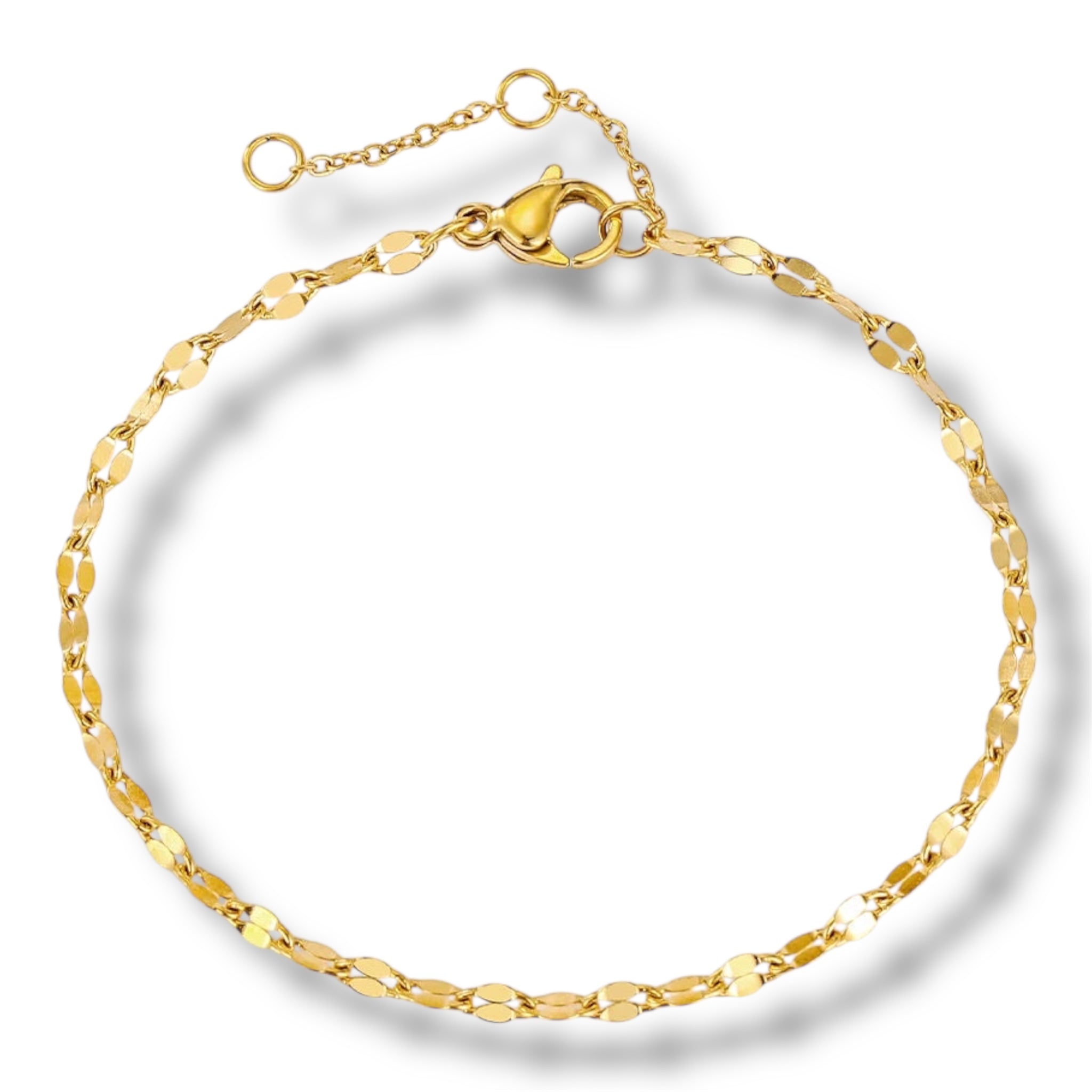 Adjustable Dainty Bracelet- Gold