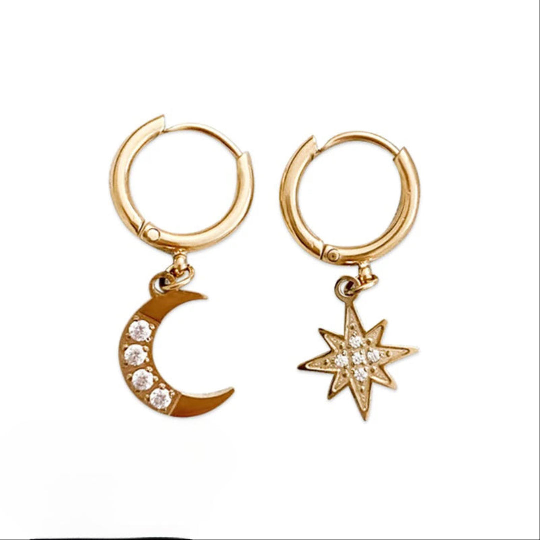 Celestial Earrings - Gold