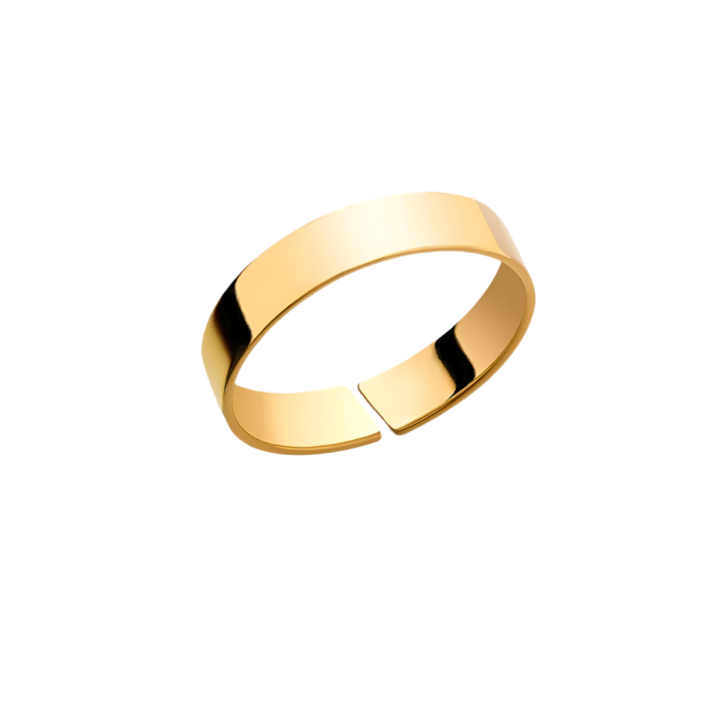 Minimal Ring - 18KT Gold - BRAVAN Minimal Ring - 18KT Gold  (Store description)