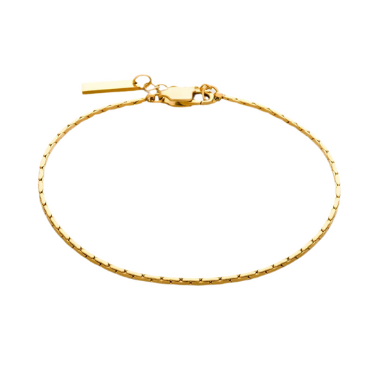 Wire Chain Bracelet - Gold - BRAVAN Wire Chain Bracelet - Gold  (Store description)