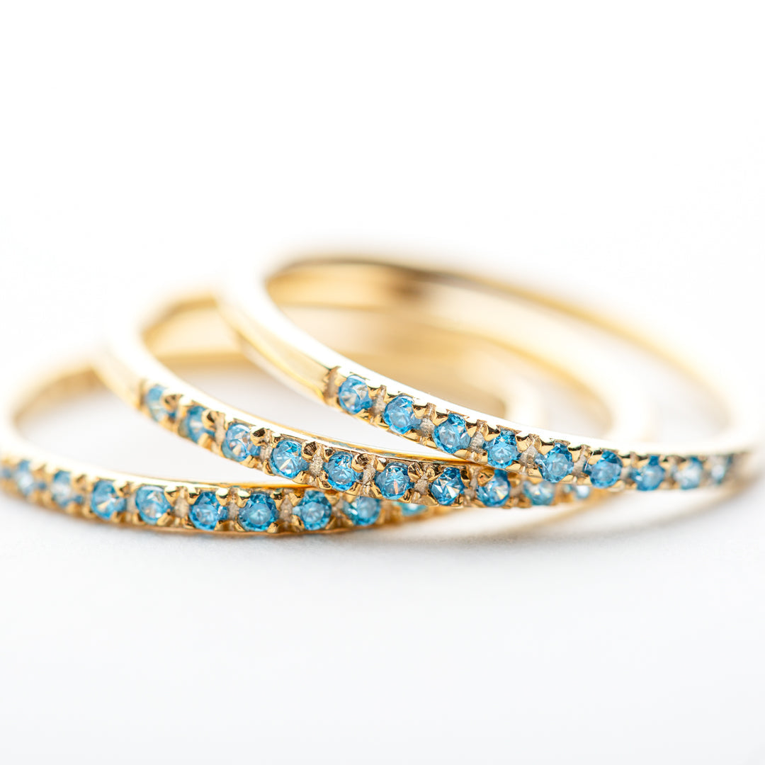 Idiétero Birthstone Ring - Gold