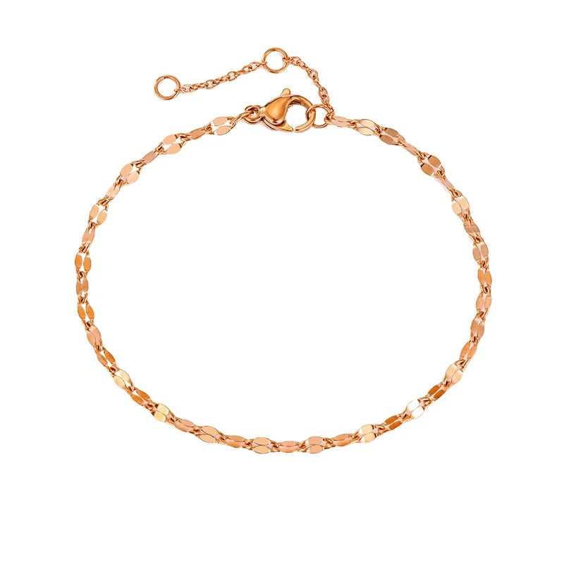 Adjustable Dainty Bracelet- Gold