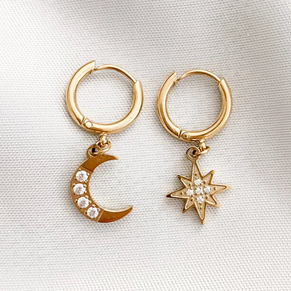 Celestial Earrings - Gold