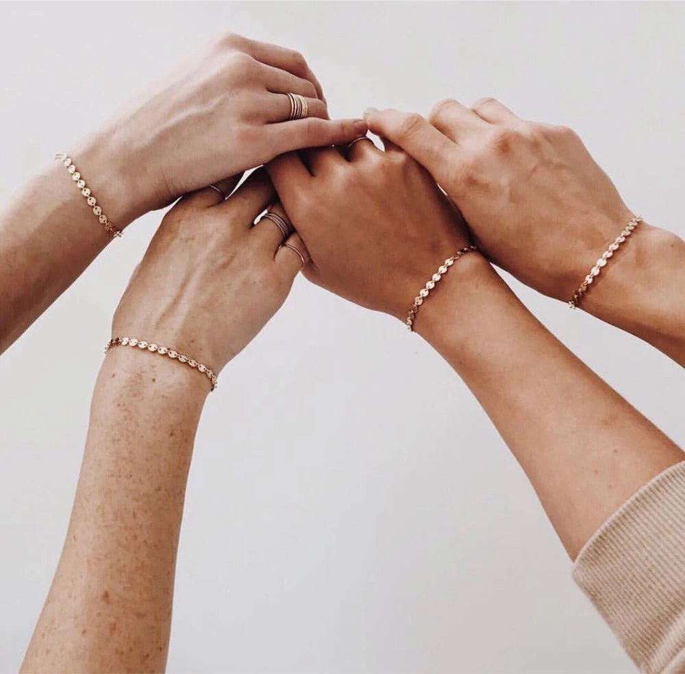 Dainty Adjustable Bracelet - Gold