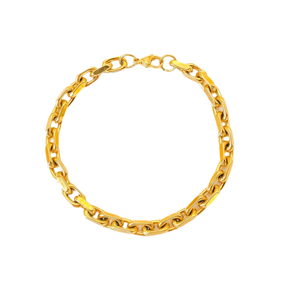 Paperclip Bracelet - Gold