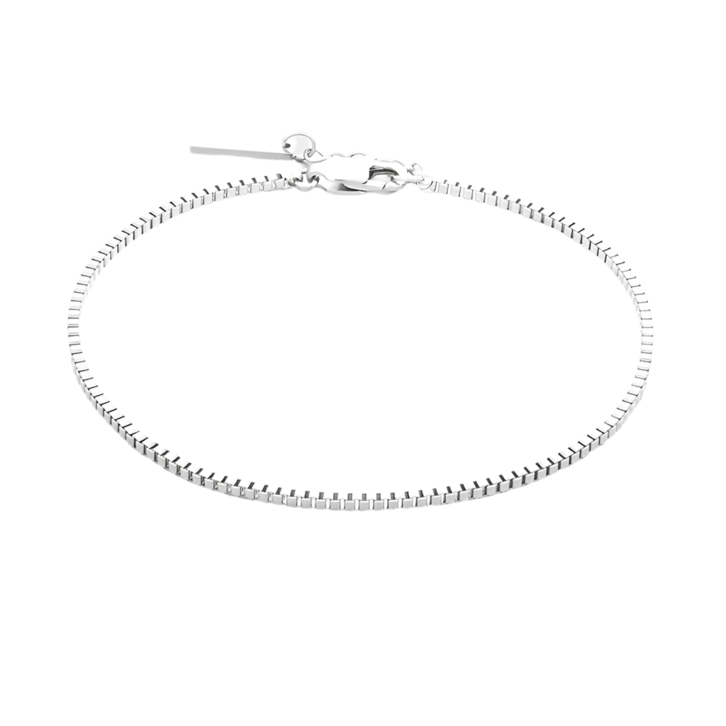 Box Chain Bracelet - Gold - BRAVAN Box Chain Bracelet - Gold  (Store description)
