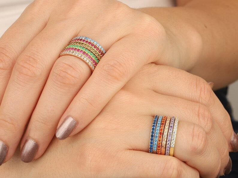 Idiétero Birthstone Ring - Gold
