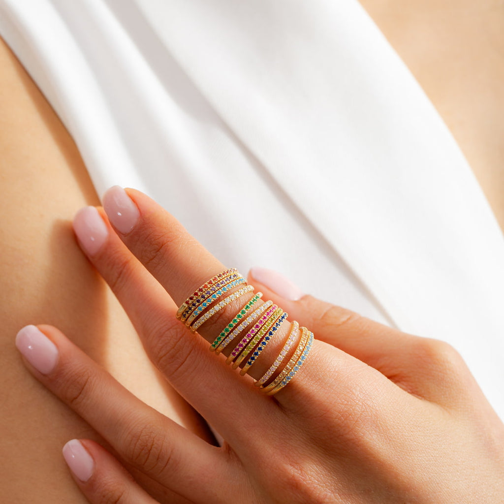 Idiétero Birthstone Ring - Gold