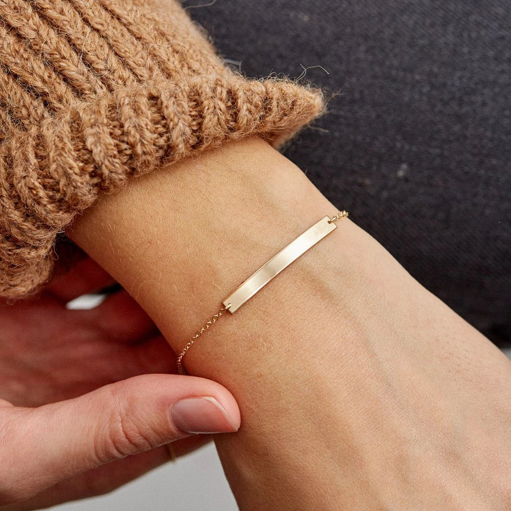 Engraved Bracelet - Gold