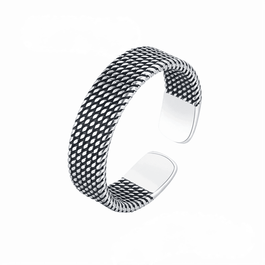 Woven Ring - Silver - BRAVAN Woven Ring - Silver  (Store description)