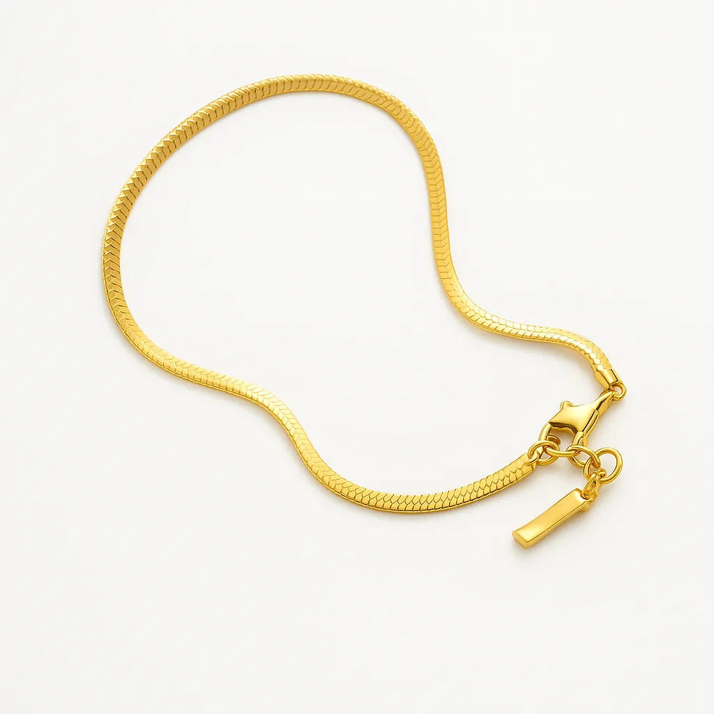 Wire Chain Bracelet - Gold