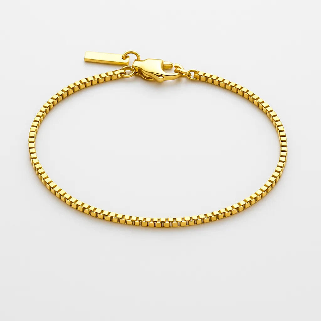 Box Bracelet - Gold
