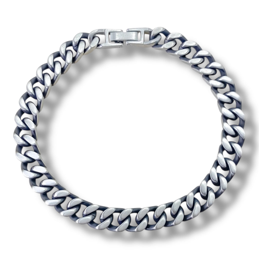 Heavy Cuban Bracelet 9MM - Silver