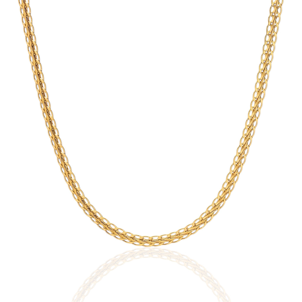 Woven Necklace 2MM - Gold