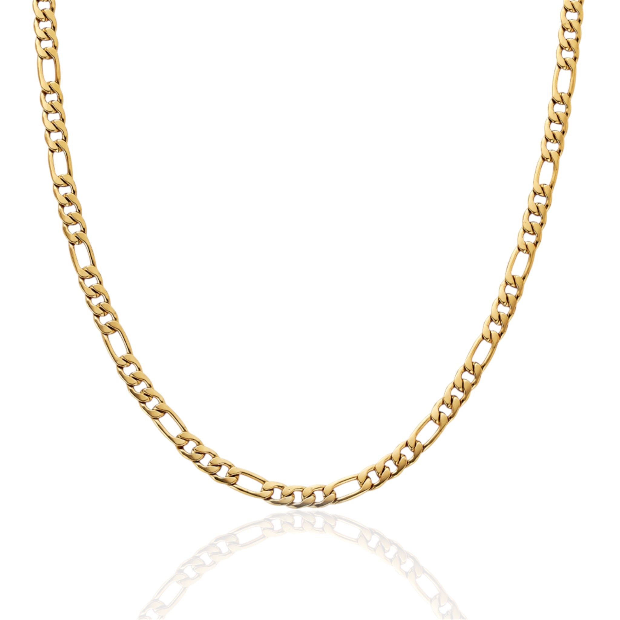 Figaro Necklace 5MM - Gold