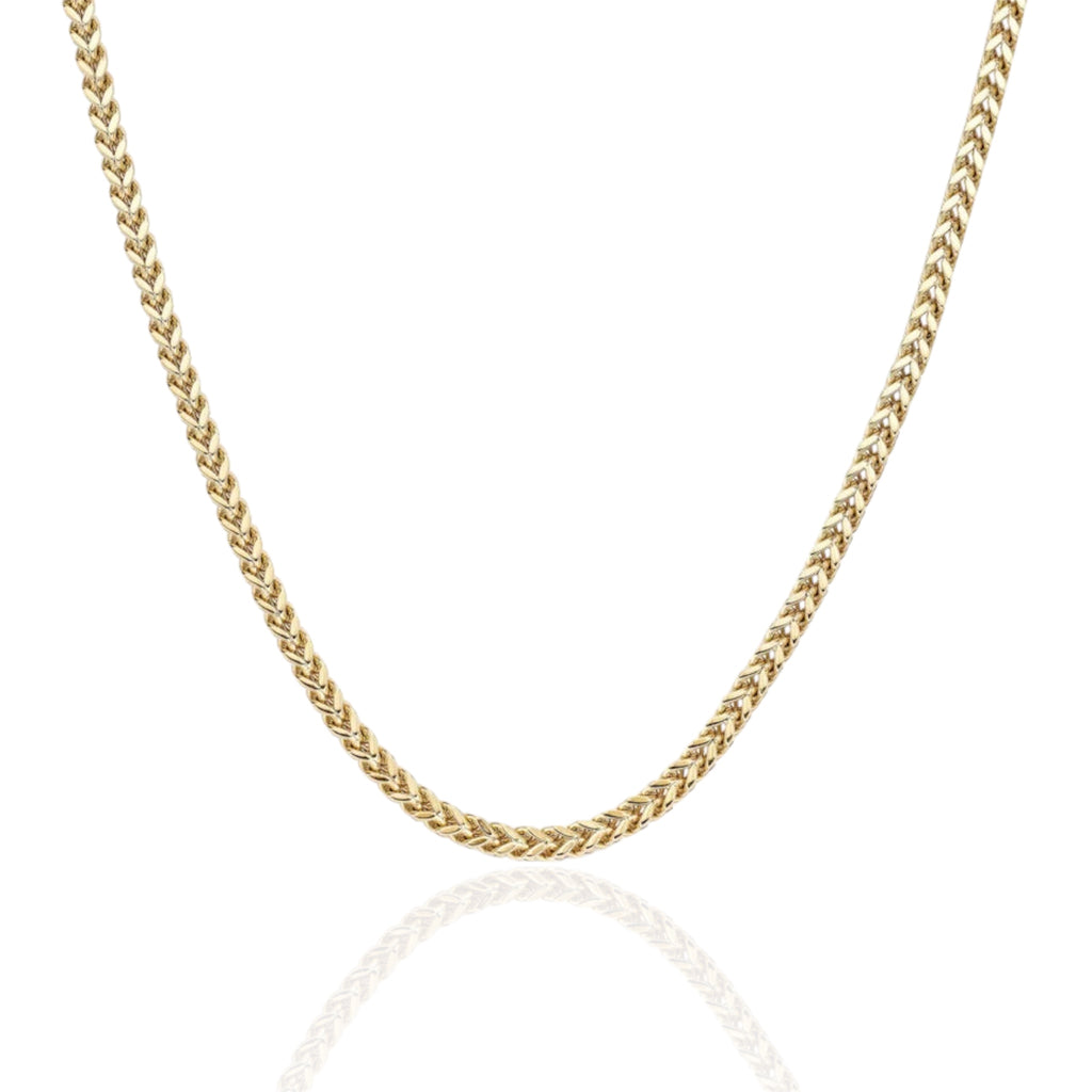Foxtail Franco Necklace - Gold