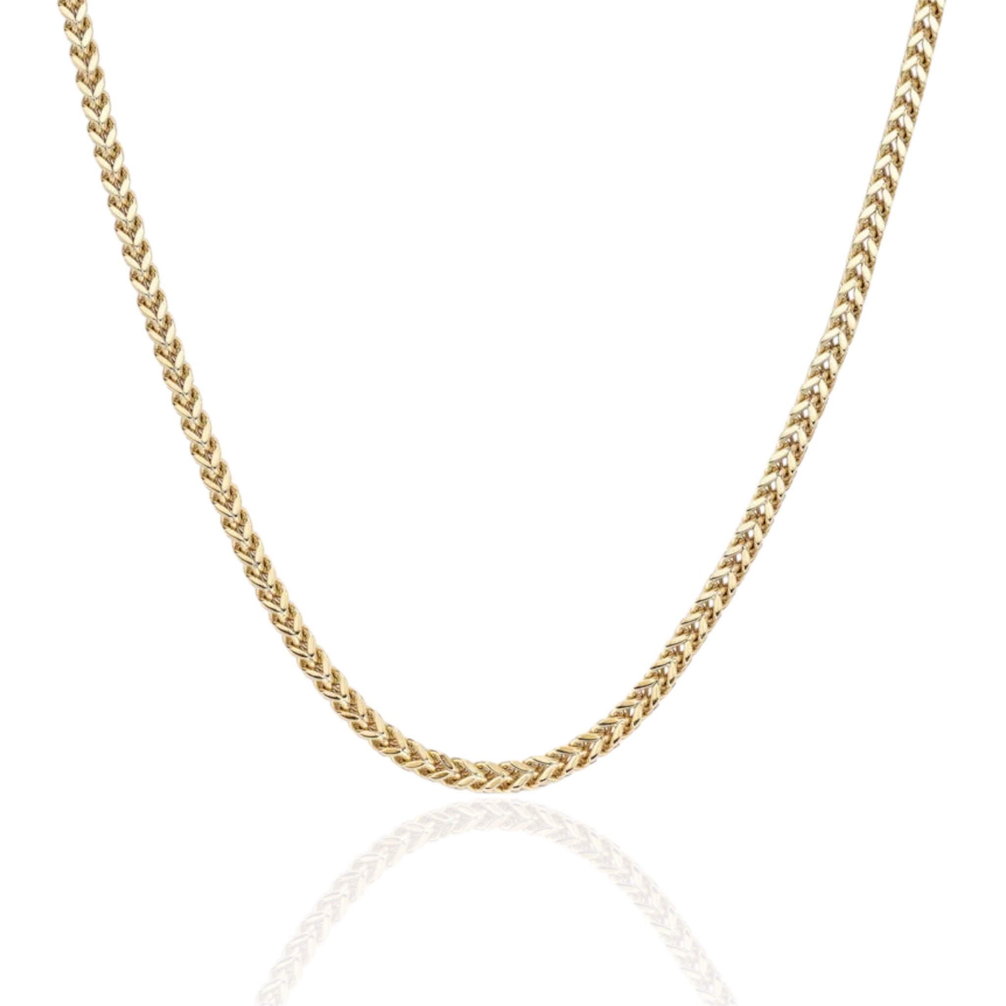 Foxtail Franco Necklace - Gold