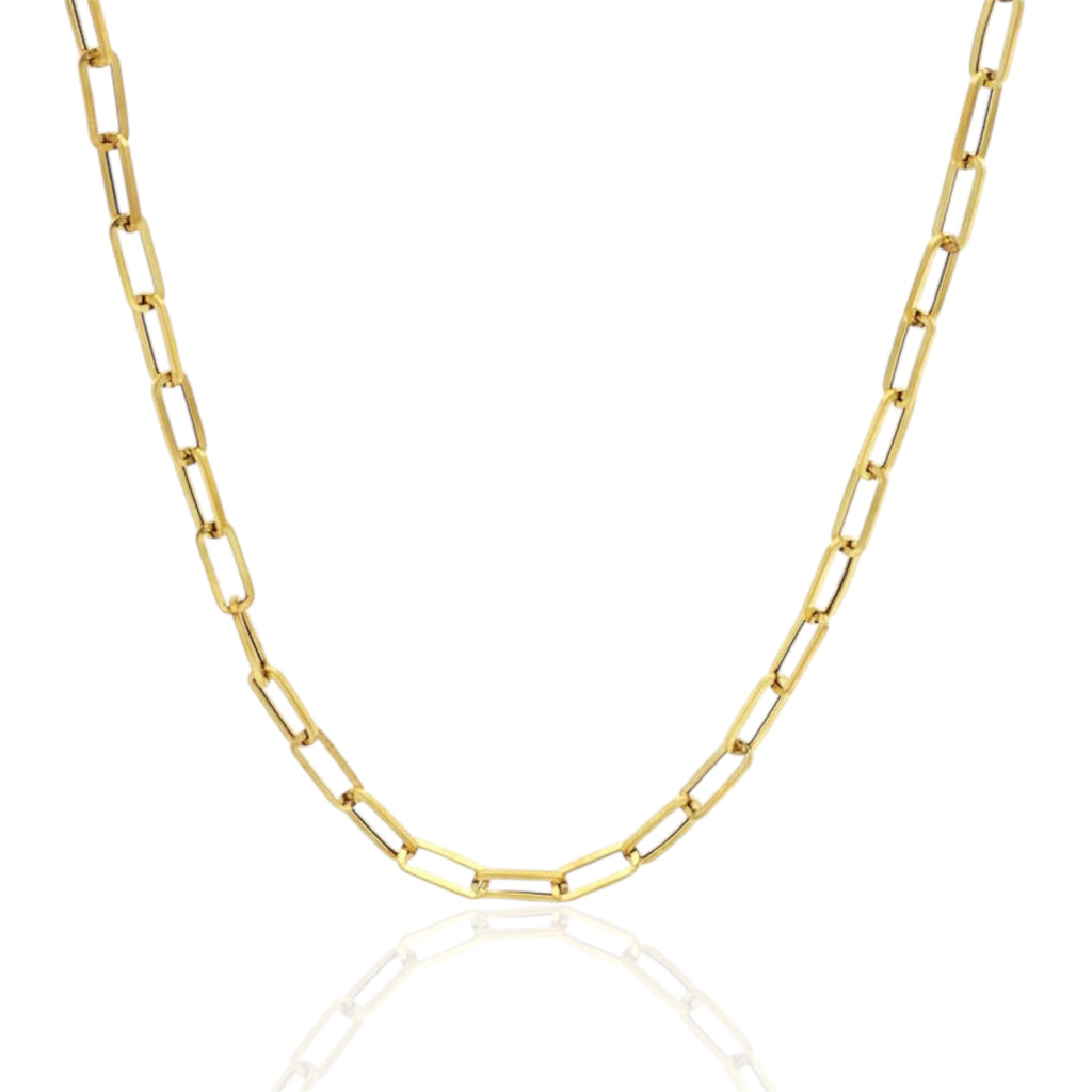Paperclip Chain 2MM - Gold