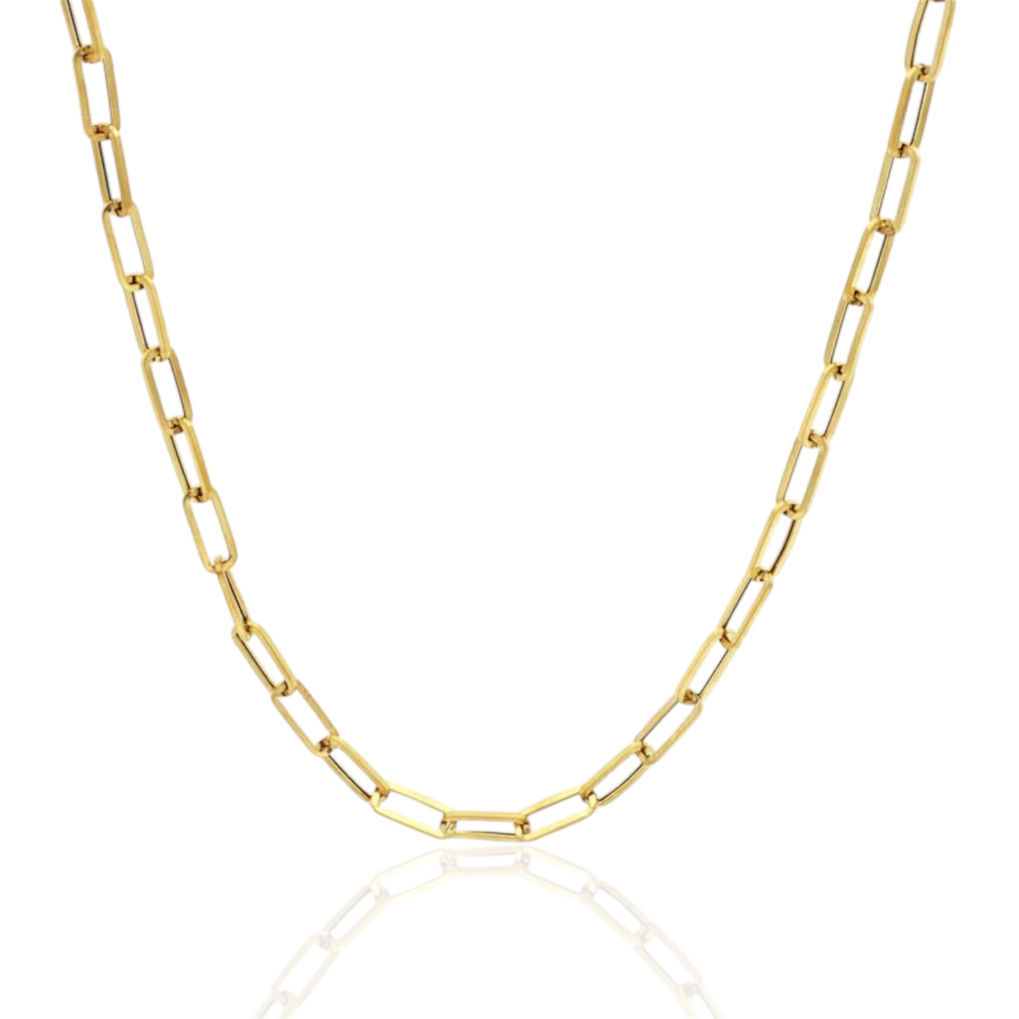 Paperclip Chain 2MM - Gold