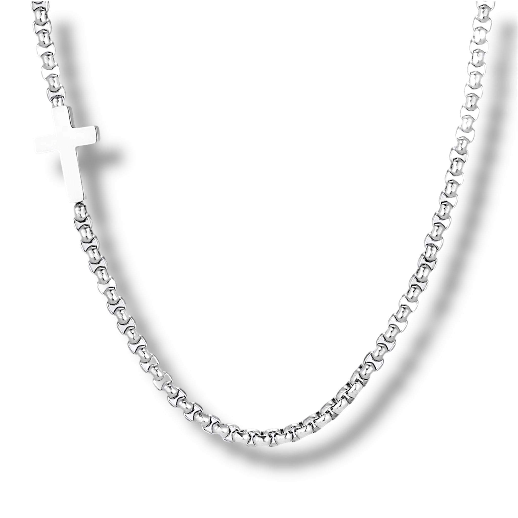 Cross Necklace - Silver
