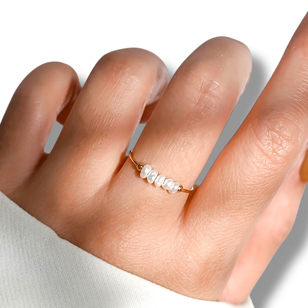 Freshwater Pearl Ring - Gold