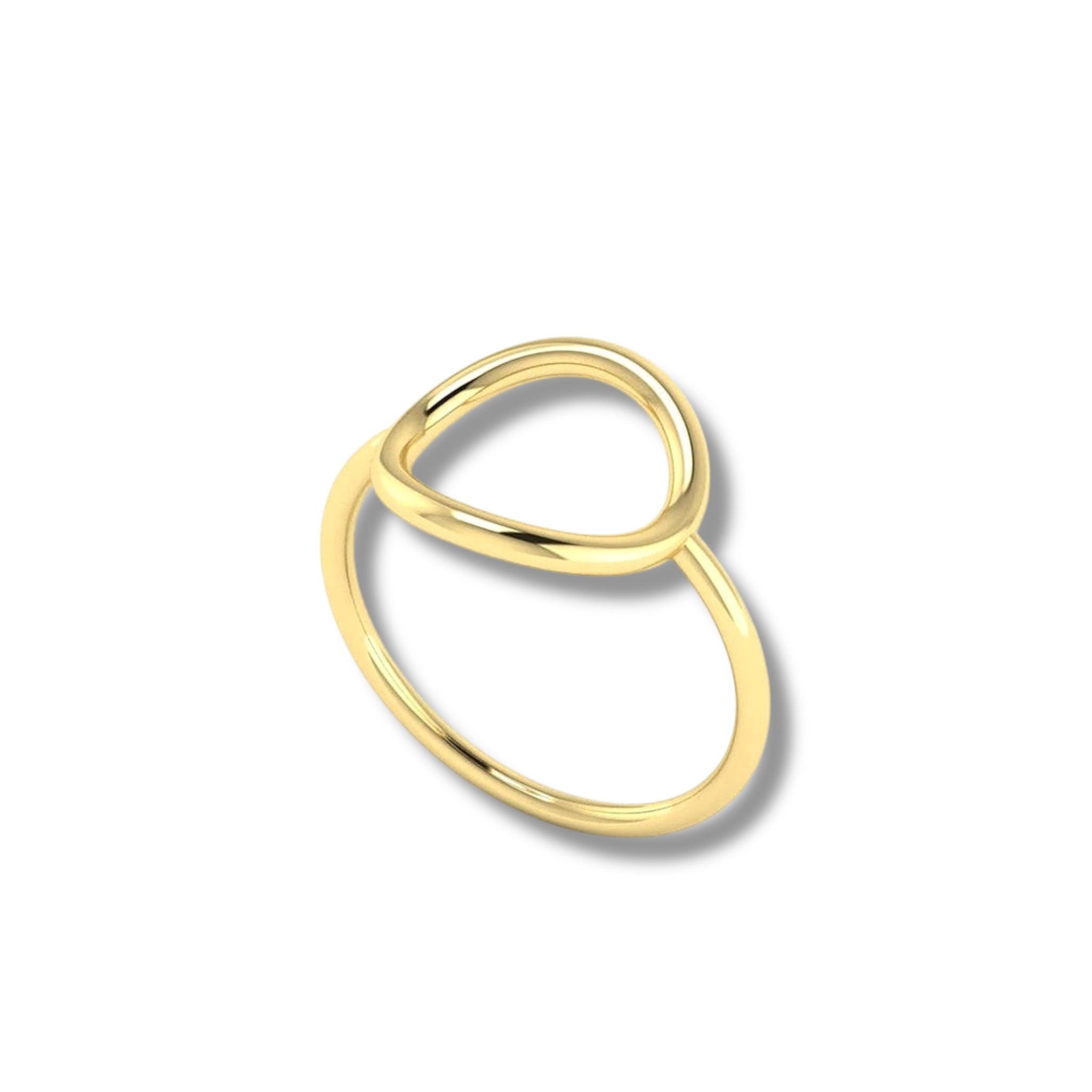 Minimalist Midi Ring – Gold