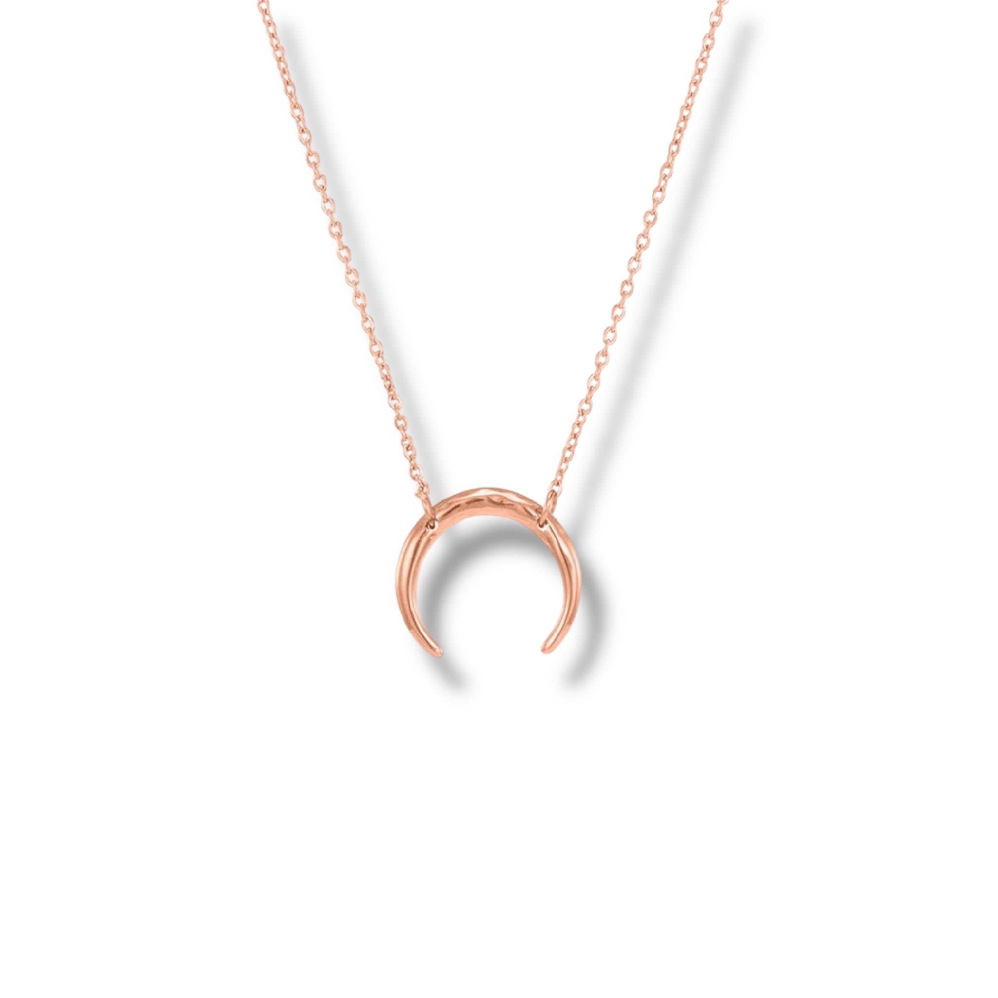 Horn Pendant Choker - Gold