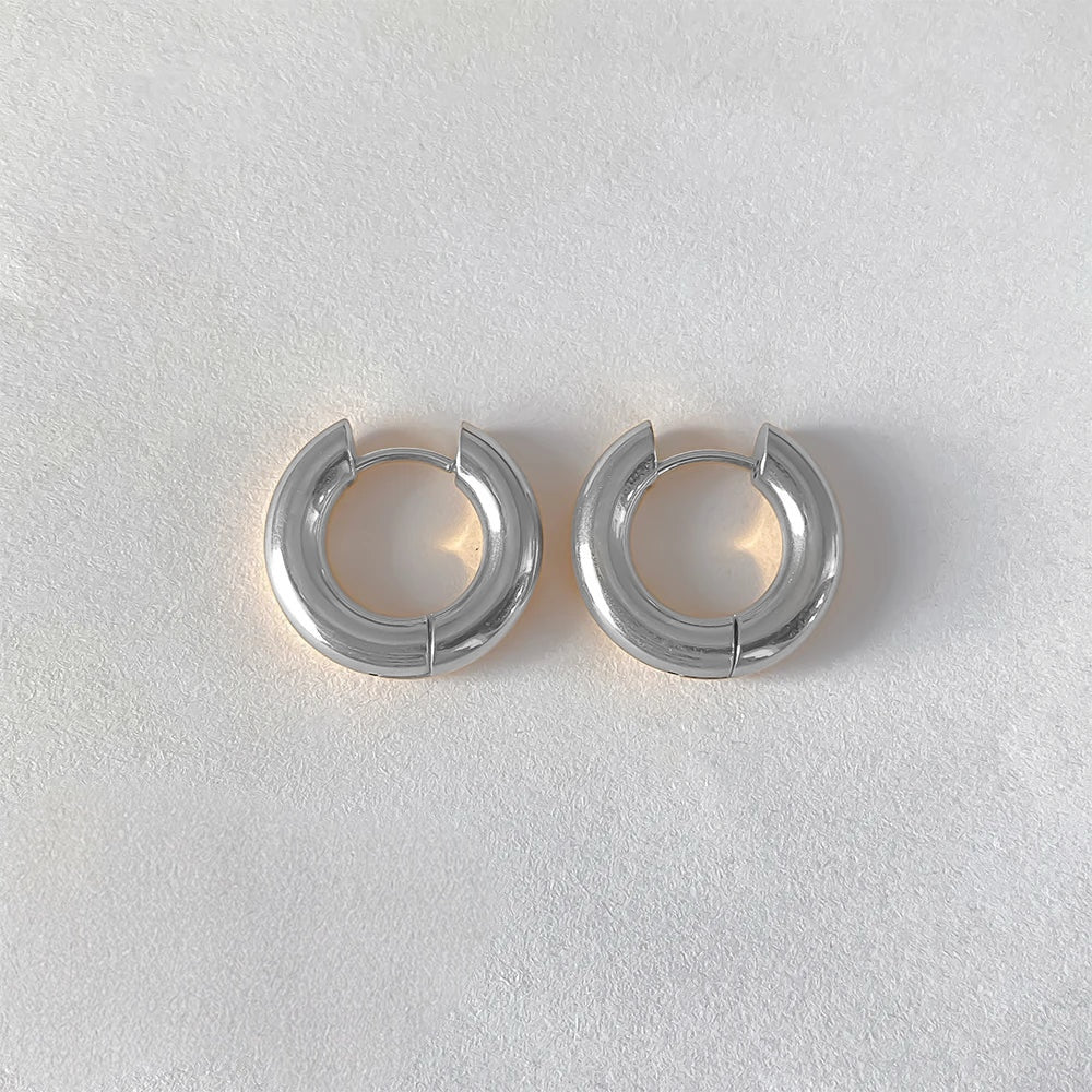 Huggie Hoop Earrings – Gold