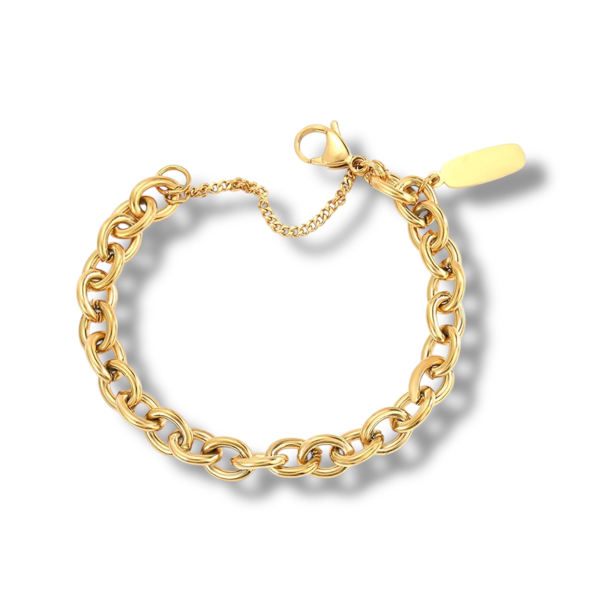 Homemade Chain Bracelet- Gold
