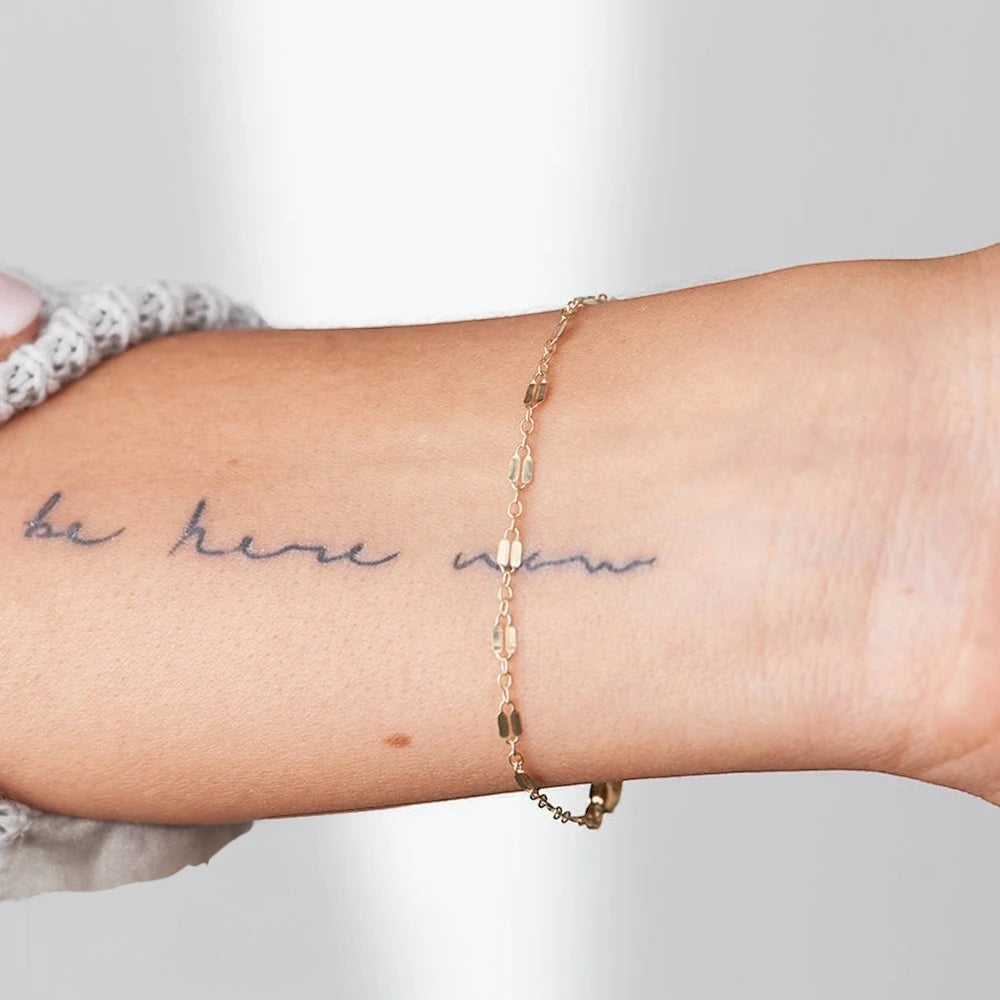Adjustable Dainty Bracelet- Gold