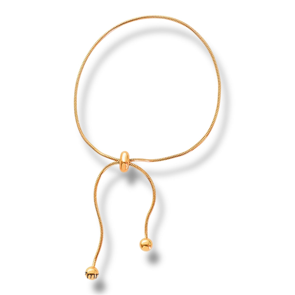 Adjustable Snake Bracelet - Gold
