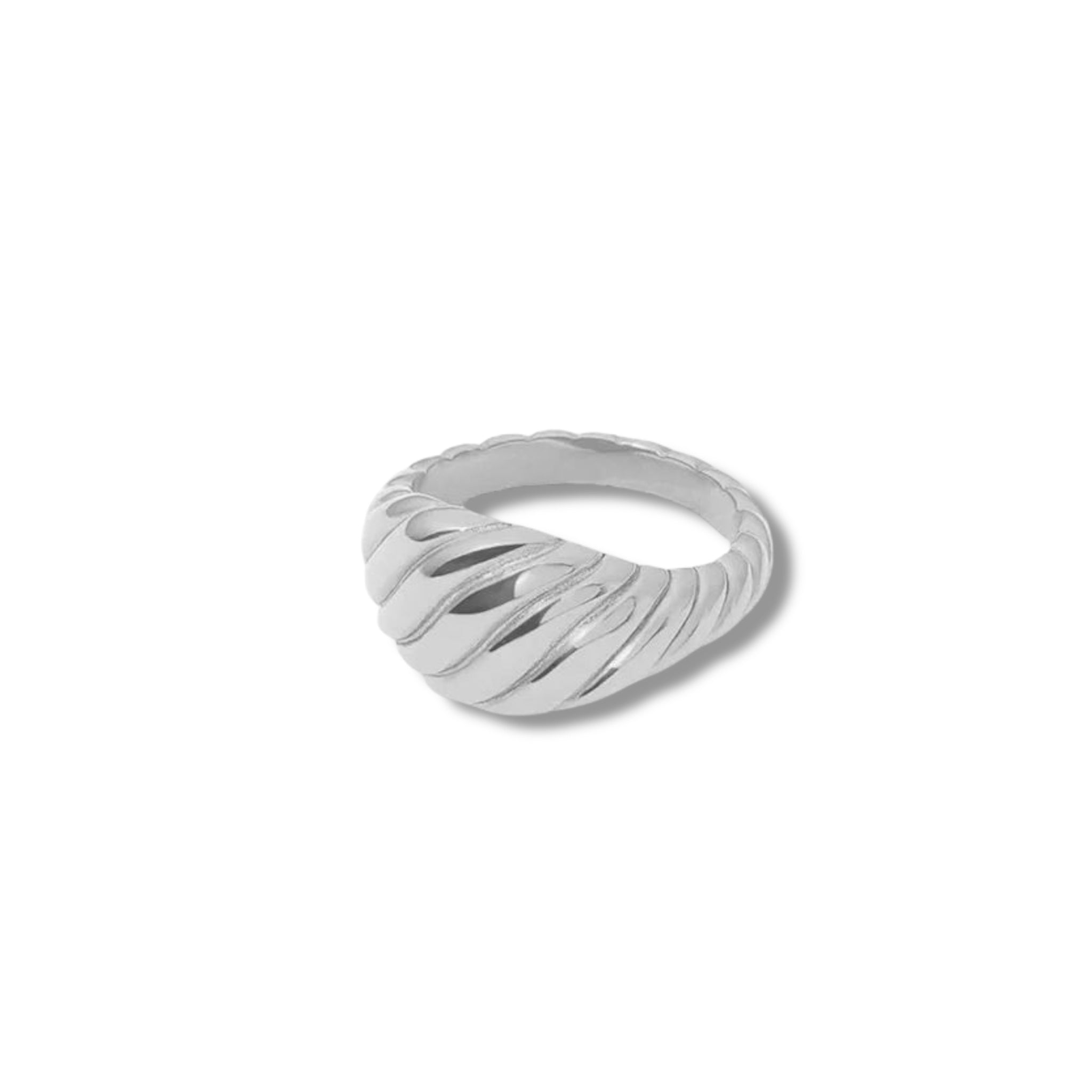 Croissant Band Ring - Gold