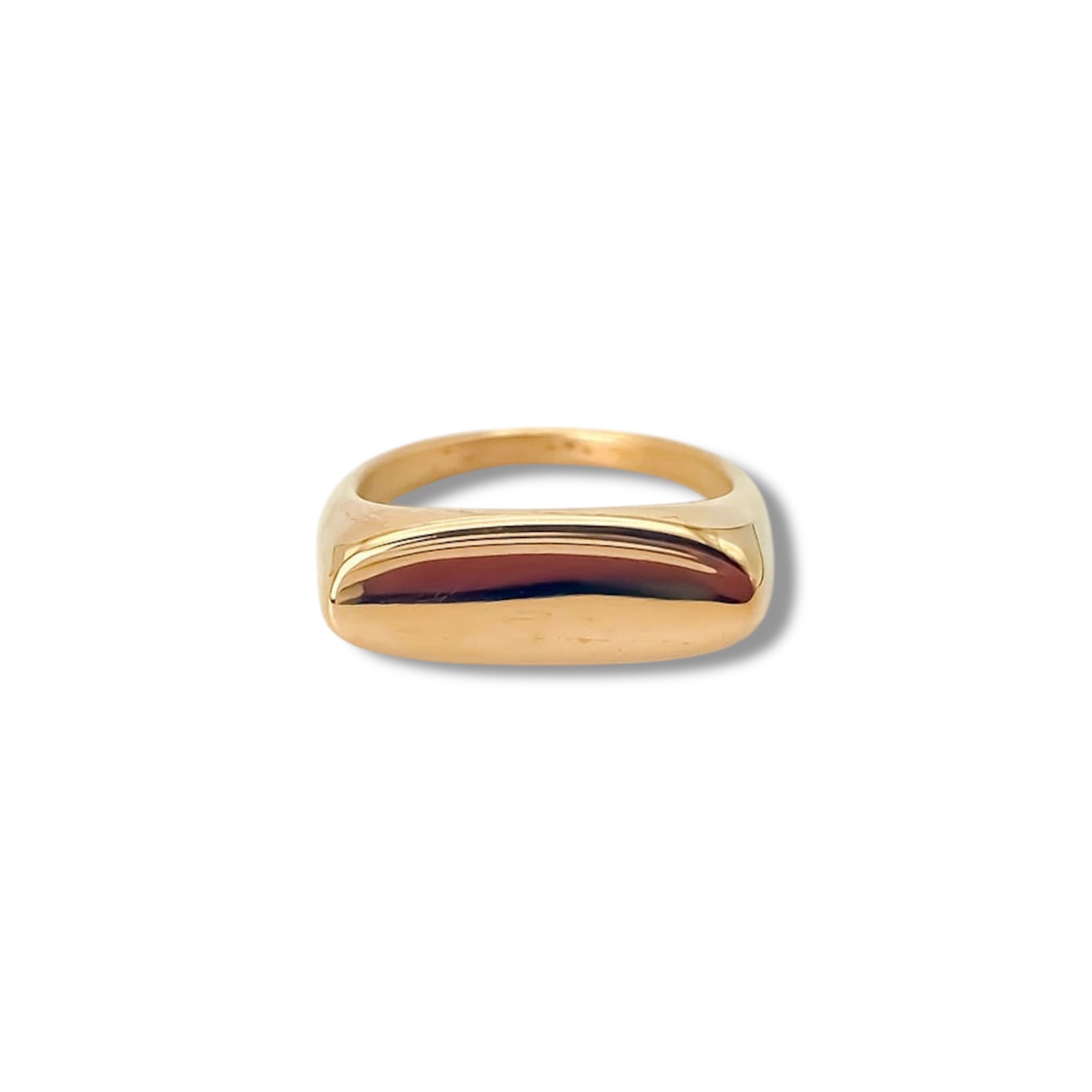 Smooth Minimalist Ring - Gold