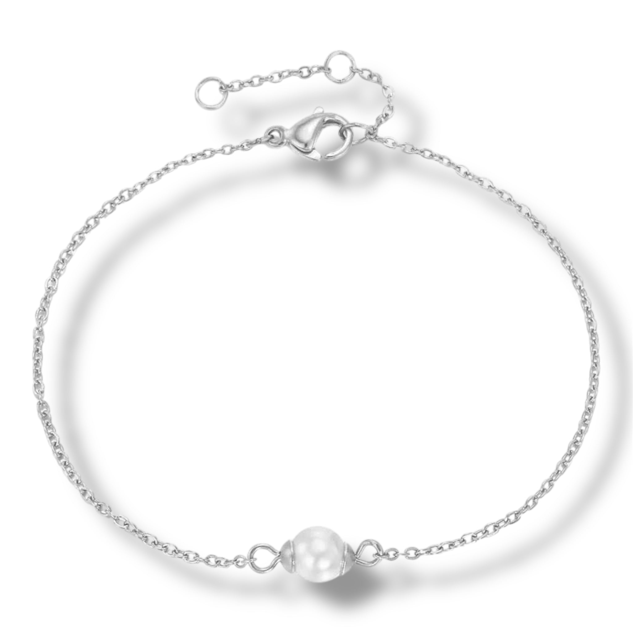 Single Pearl Bracelet - Gold