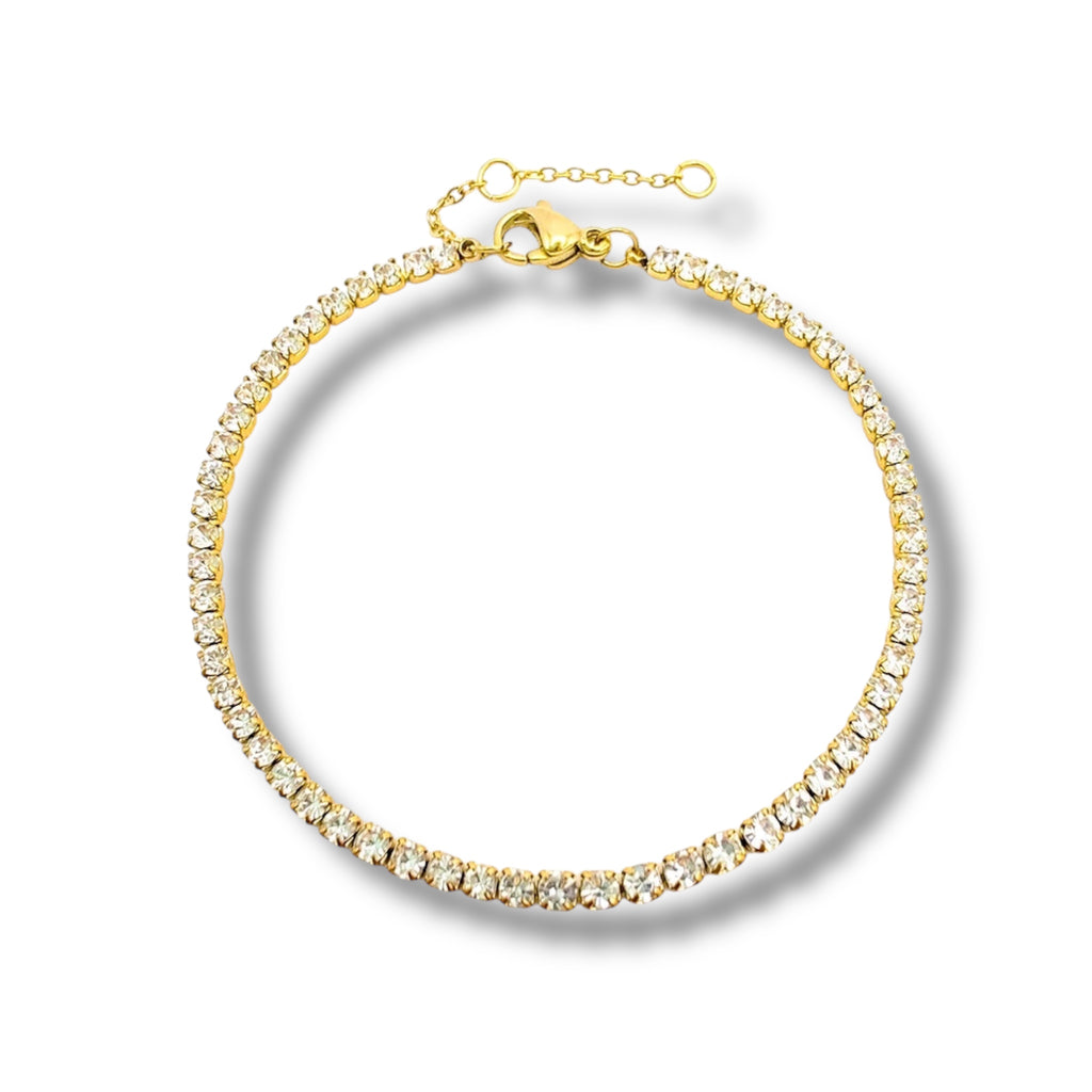 Zirconia Bracelet - Gold