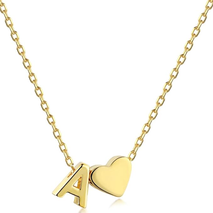 Dainty Initial DIY Necklace - Gold