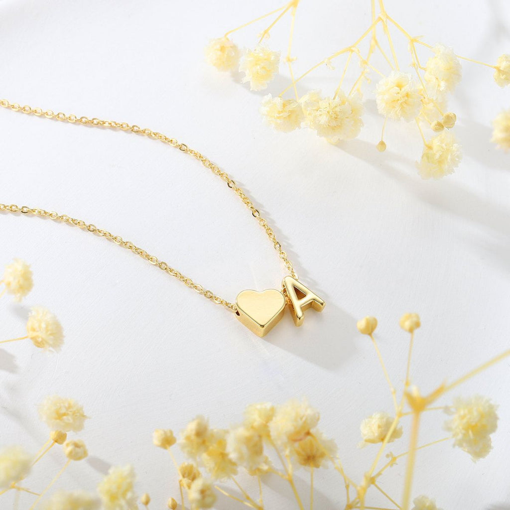 Dainty Initial DIY Necklace - Gold