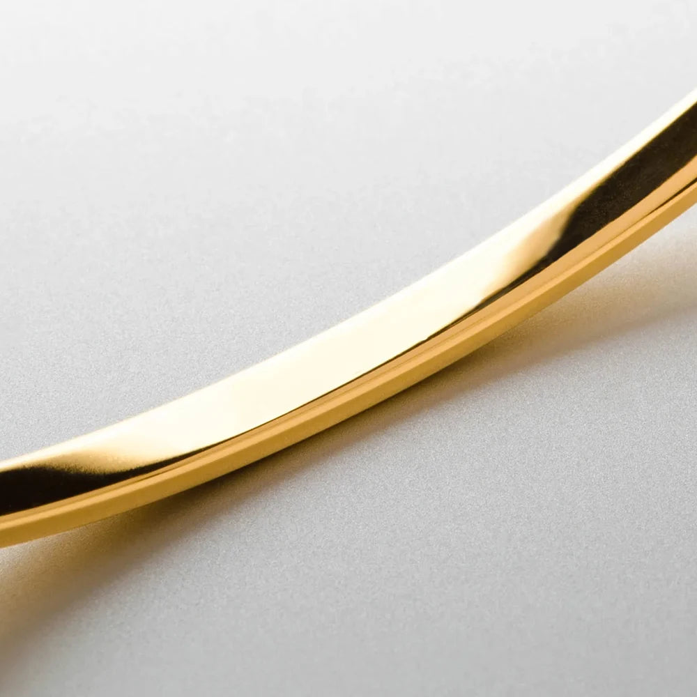 Light Cuff Bracelet 5MM - Gold - BRAVAN Light Cuff Bracelet 5MM - Gold  (Store description)