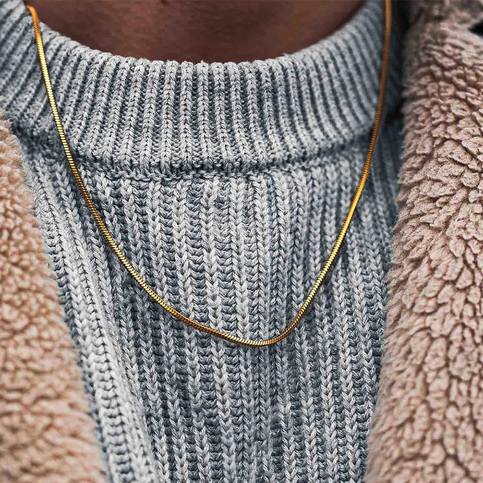 Clavicular Necklace - Gold - BRAVAN Clavicular Necklace - Gold  (Store description)