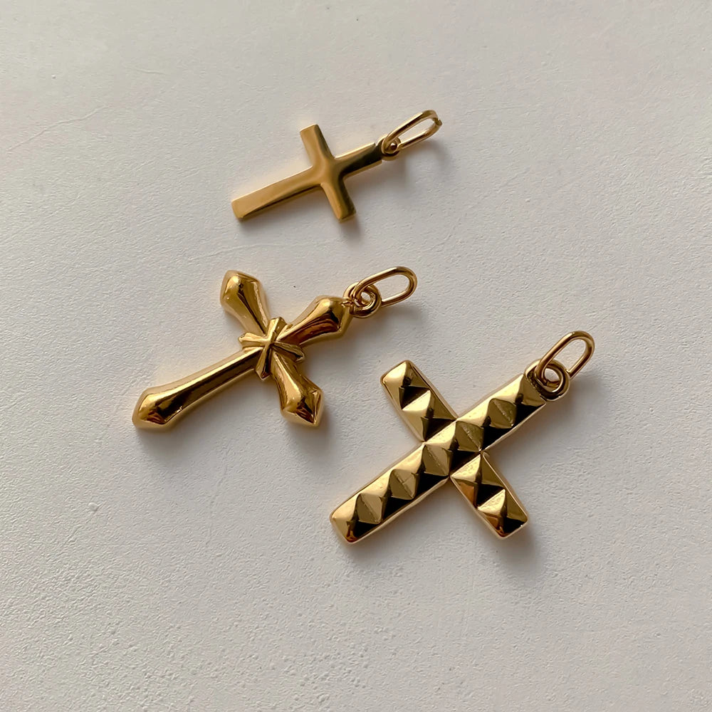 Cross Pendants - Gold
