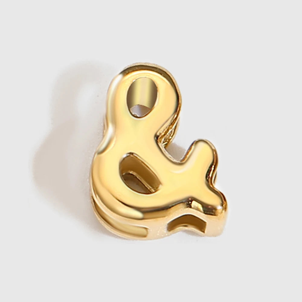 3D Bubble Letter Pendants