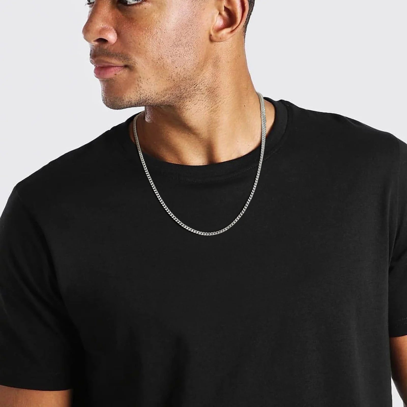Foxtail Franco Necklace - Gold - BRAVAN Foxtail Franco Necklace - Gold  (Store description)