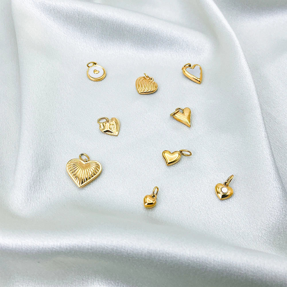 Heart Pendants -Gold