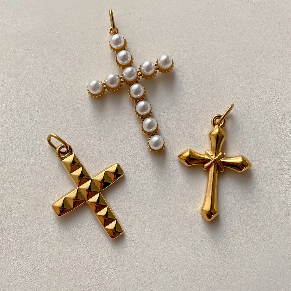 Cross Pendants - Gold