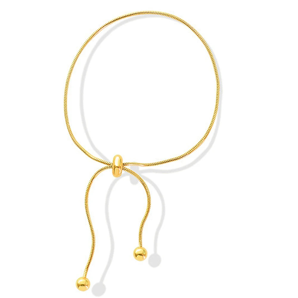 Adjustable Snake Bracelet - Gold