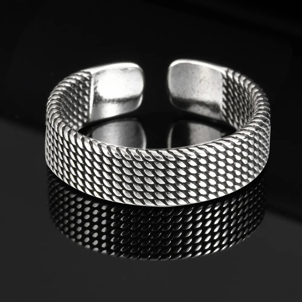 Woven Ring - Silver - BRAVAN Woven Ring - Silver  (Store description)