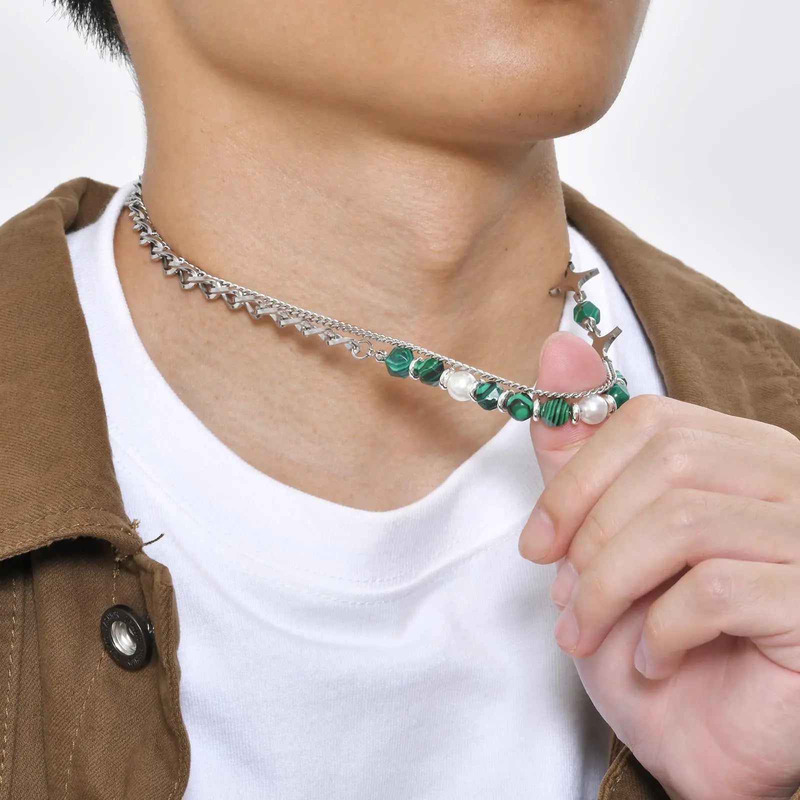 Green Gemstone Necklace