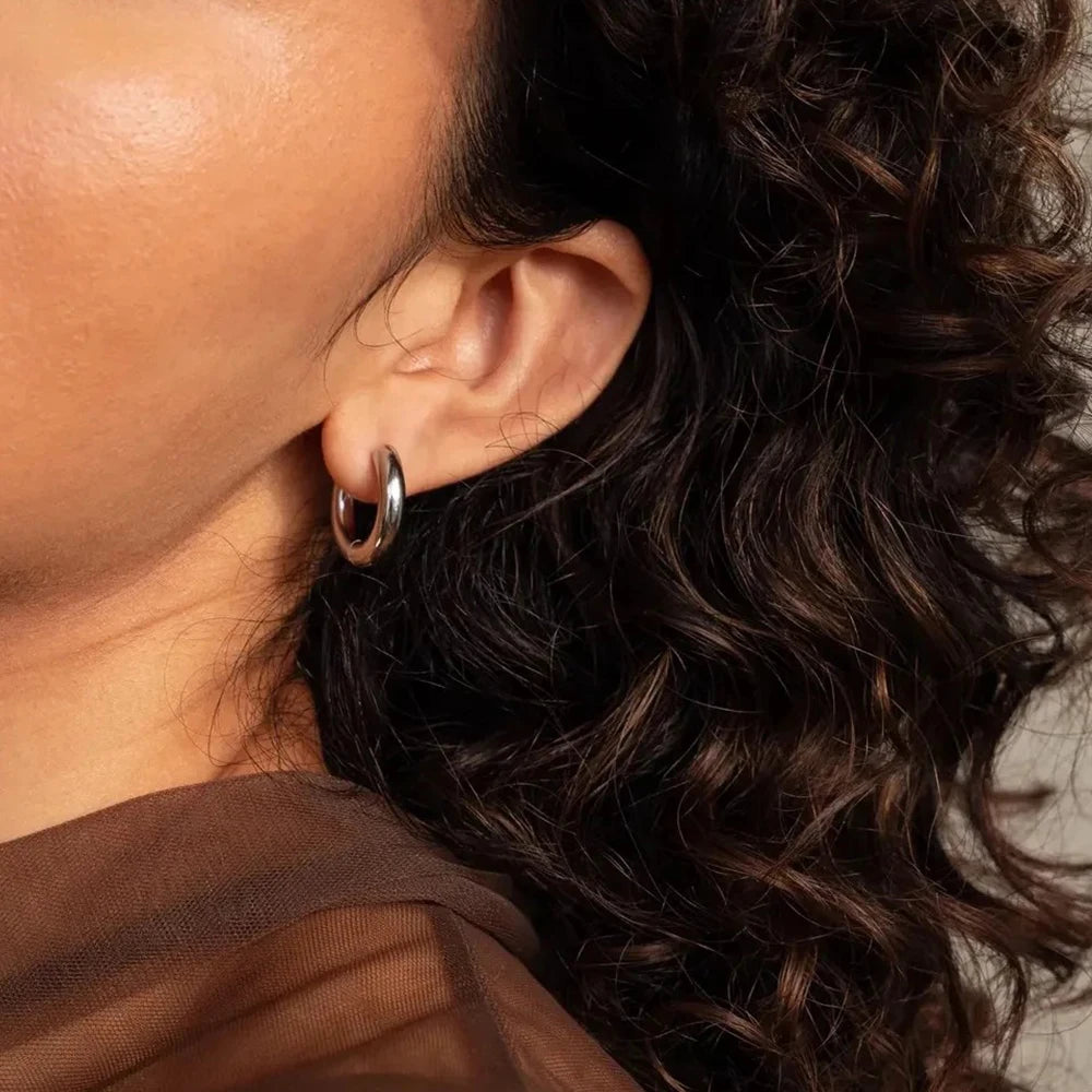 Huggie Hoop Earrings – Gold