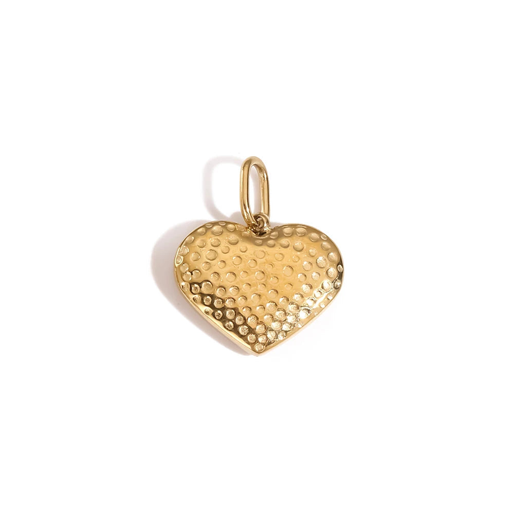 Elegant Heart Pendants - Gold